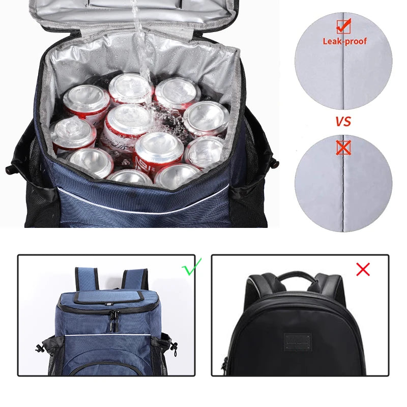 Mochila Térmica 33L,  100% à prova de vazamentos