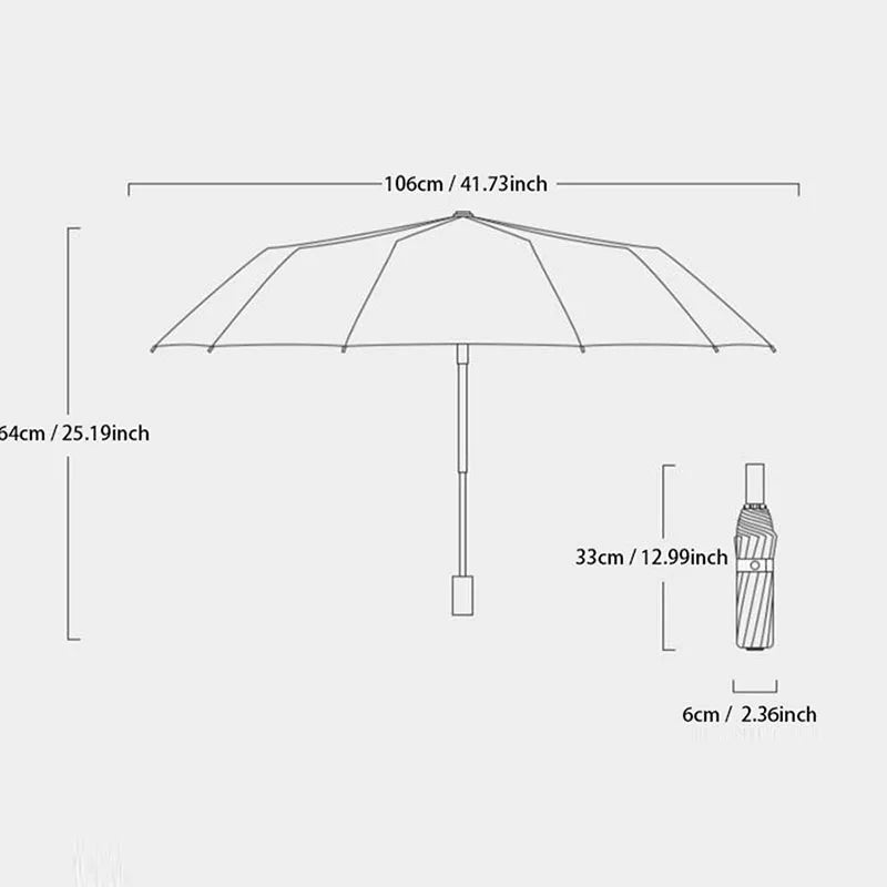 Guarda-chuva reforçado resistente ao vento masculino, forte e durável, protetor solar anti-UV, guarda-chuva de negócios