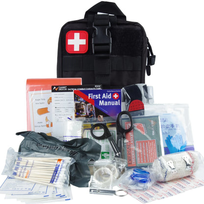 Kit de Primeiros Socorros Militar, Sobrevivência, Conjunto Completo