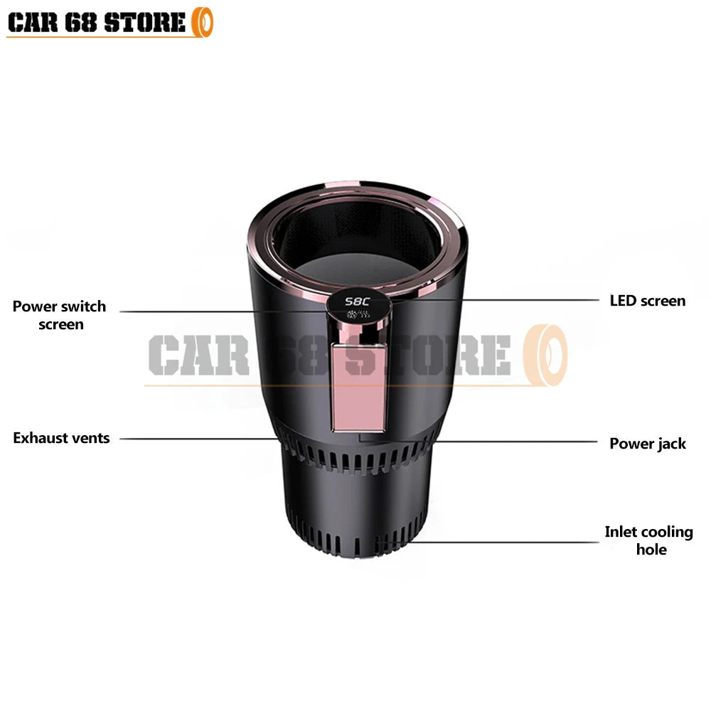 Porta Copo inteligente aquece e gela bebidas para carros